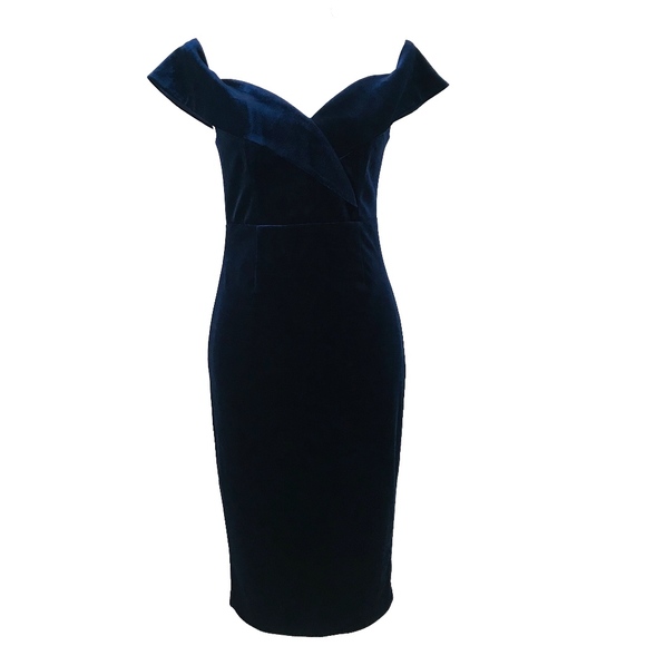 bardot bella velvet dress